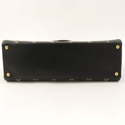 2004 Wild Stitch CC Mark Plate Handbag Black
