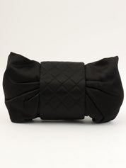 2008年頃製 サテン2.55リボンチェーンショルダーバッグ ブラック