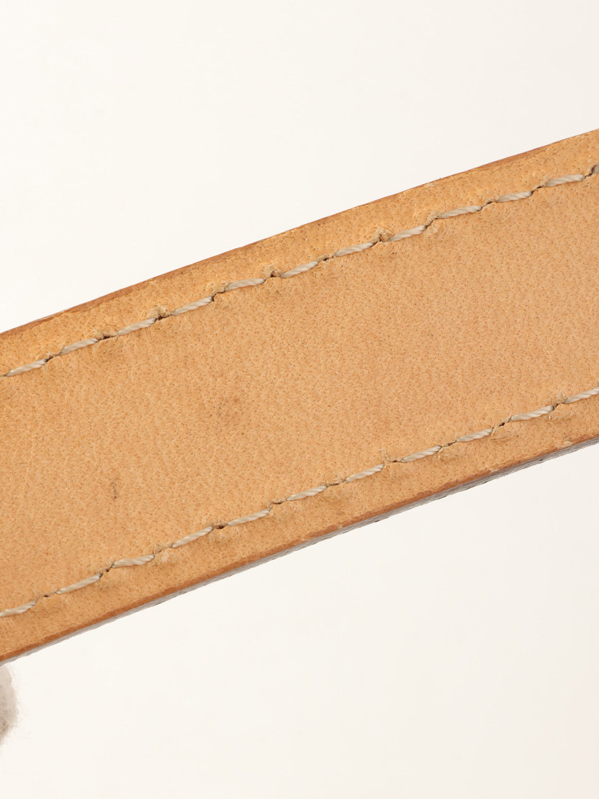 マカダムパターンロゴプレートショルダーバッグ ブラウン