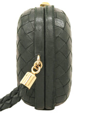 イントレチャートクラッチバッグ ダークグリーン