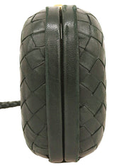 イントレチャートクラッチバッグ ダークグリーン