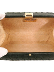 イントレチャートクラッチバッグ ダークグリーン