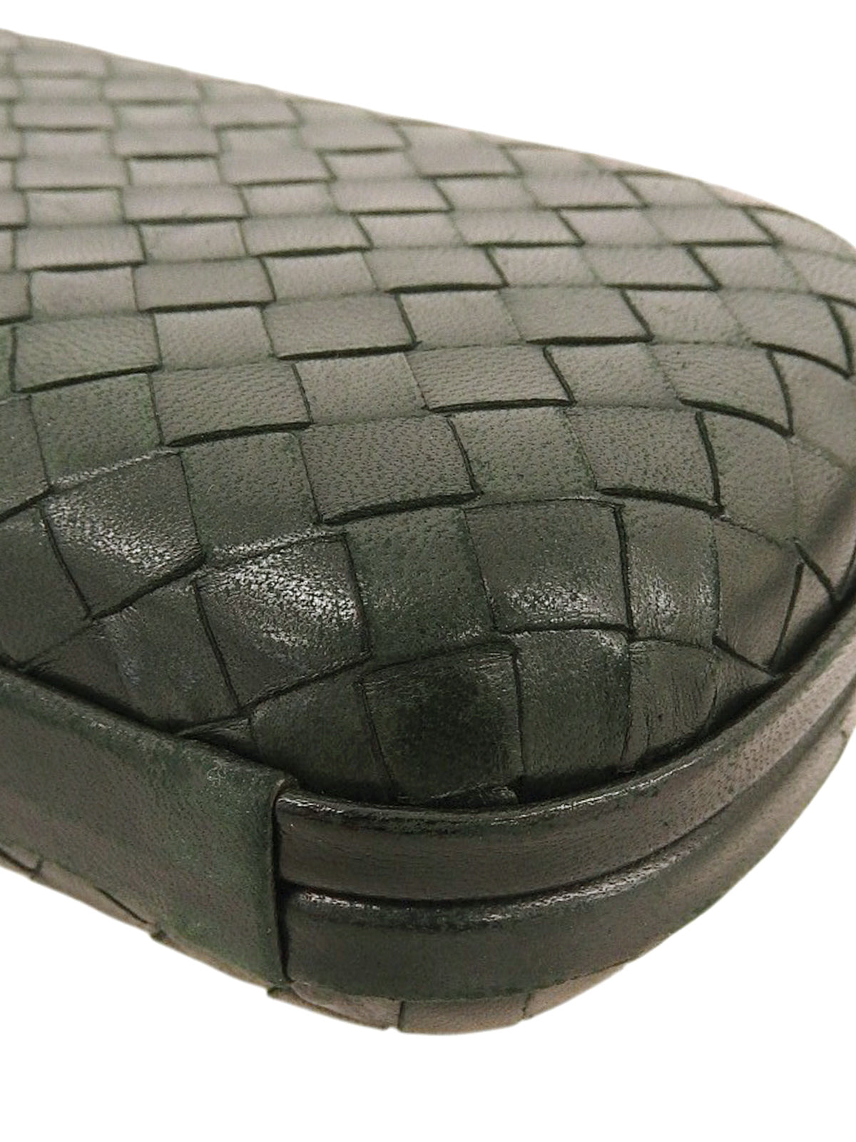 イントレチャートクラッチバッグ ダークグリーン