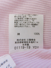 Check Pattern Logo Embroidered Polo Shirt in Pink/Multi