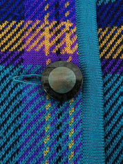 Check Pattern Long Cardigan, Multi