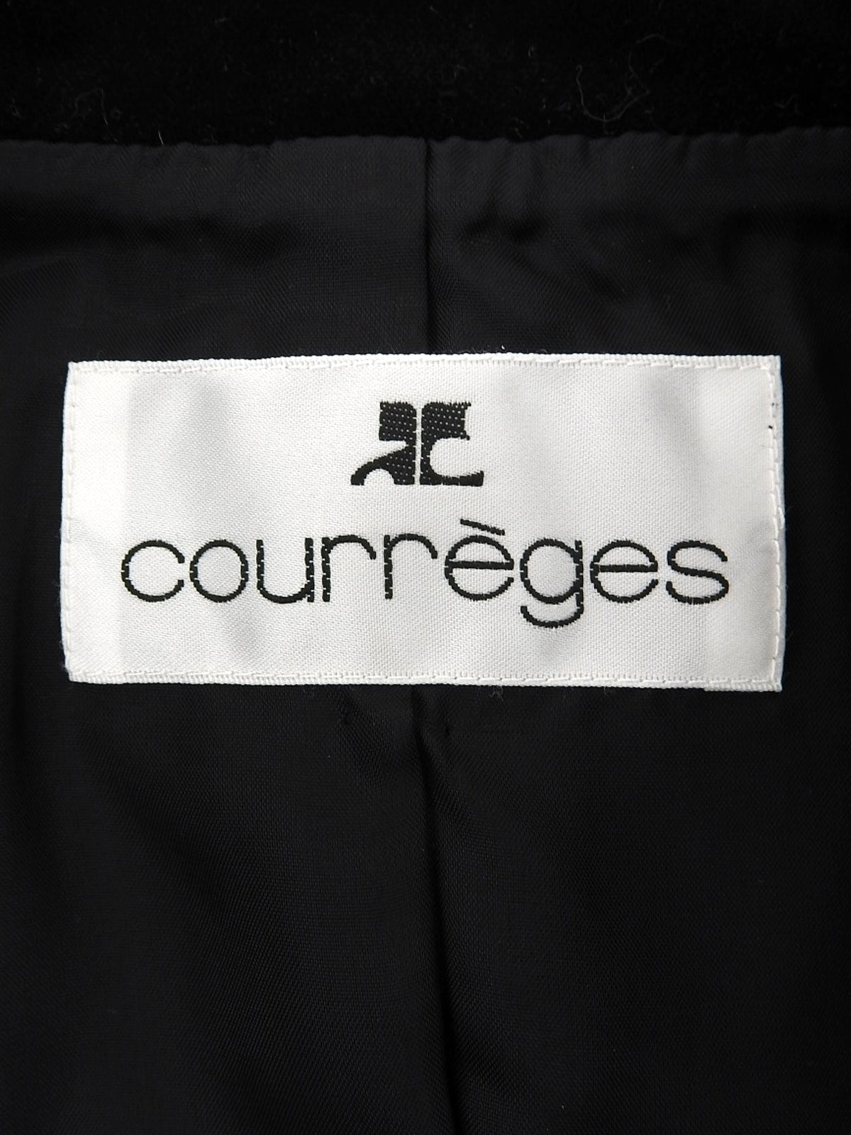 ベロアロゴボタンセットアップ ブラック