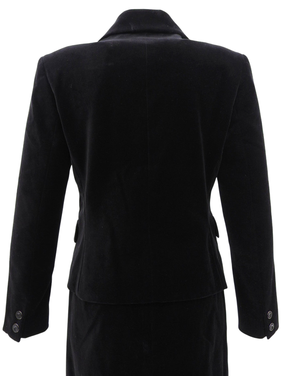 Velour Logo Button Set in Black