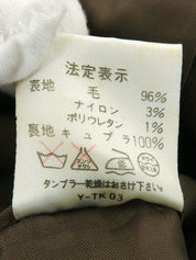 ウールデザインジャケット ブラウン