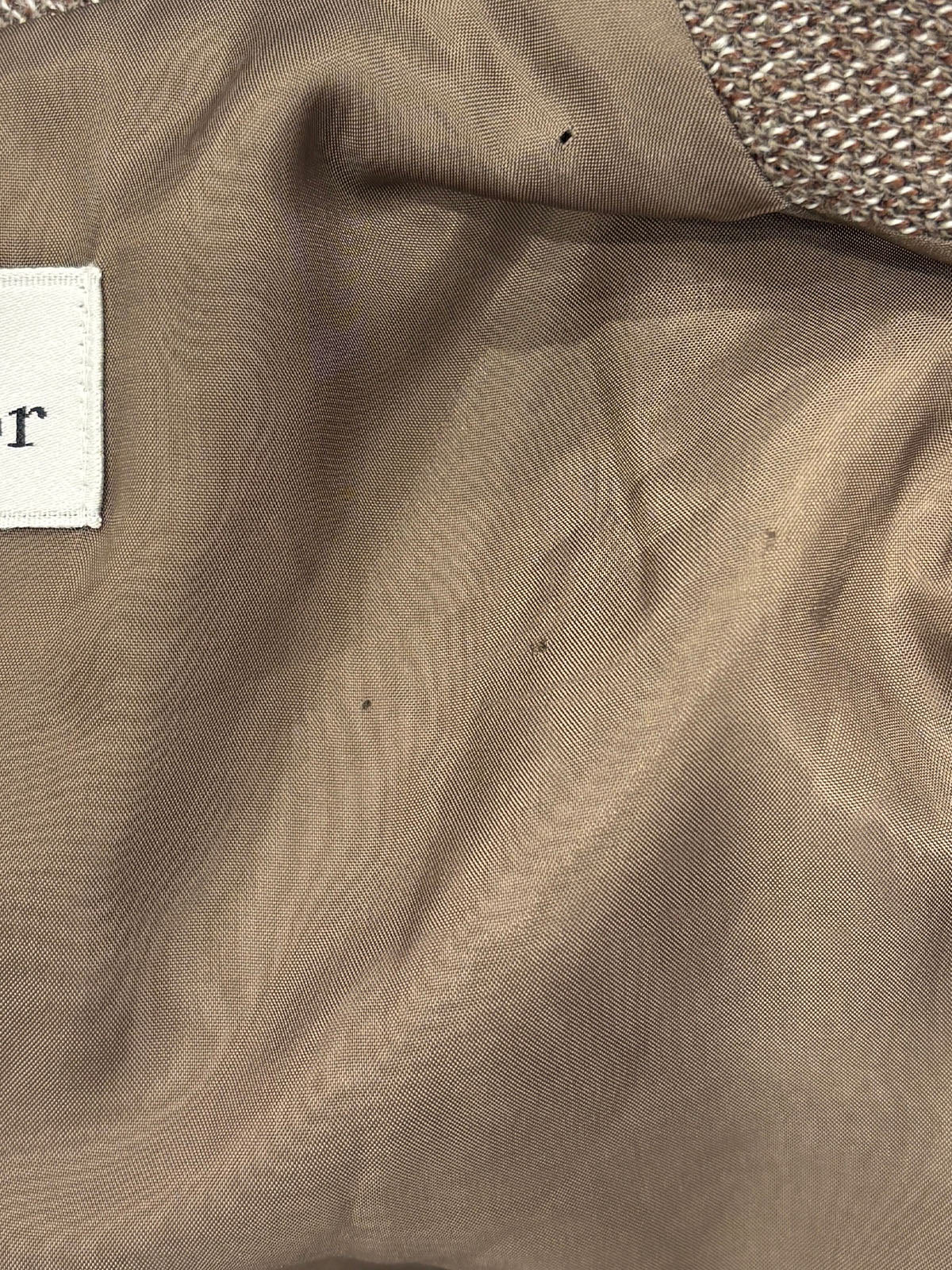 Brown wool design jacket