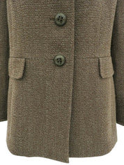 Wool Design Jacket #11 Brown