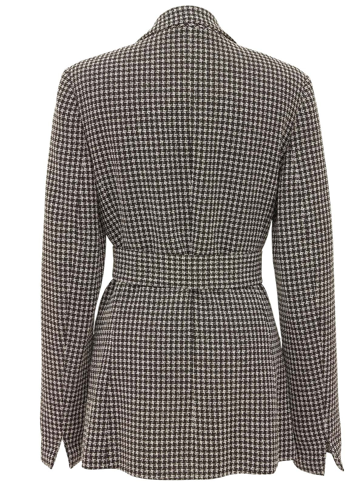 Check Pattern Jacket Black/White