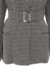 Check Pattern Jacket Black/White