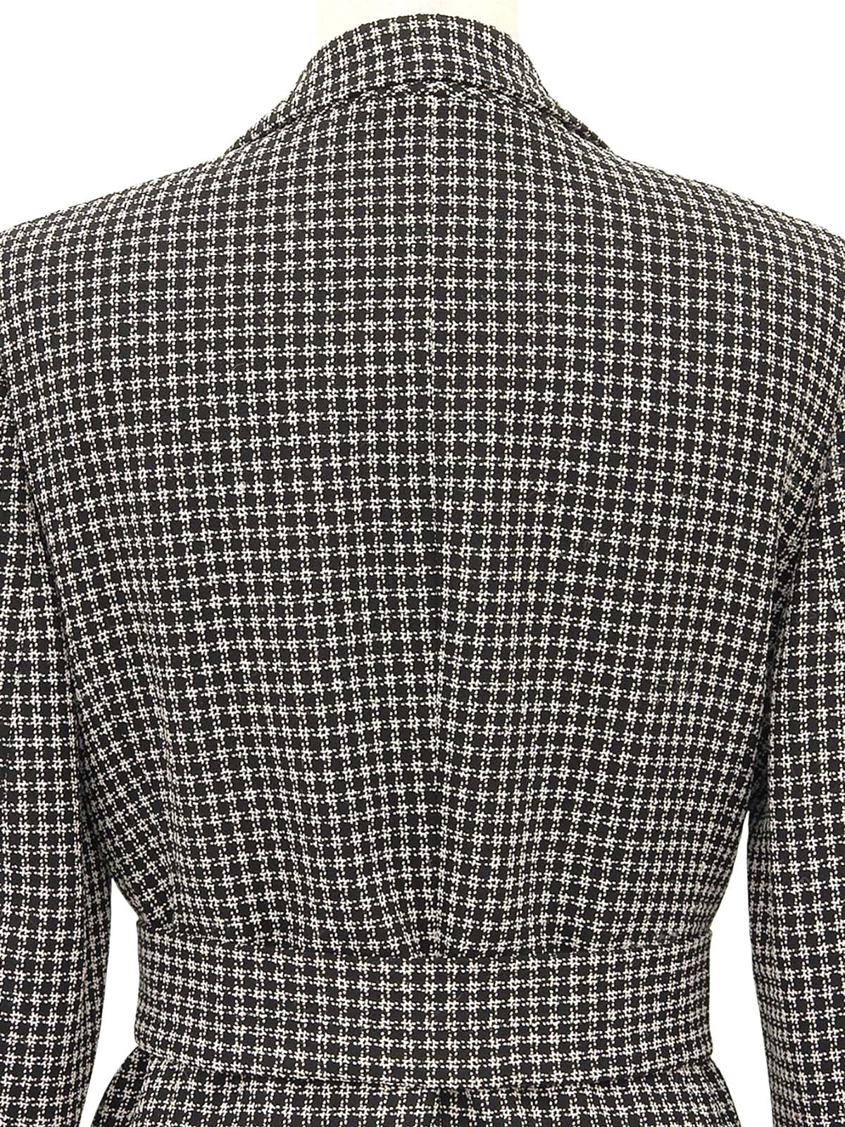 Check Pattern Jacket Black/White