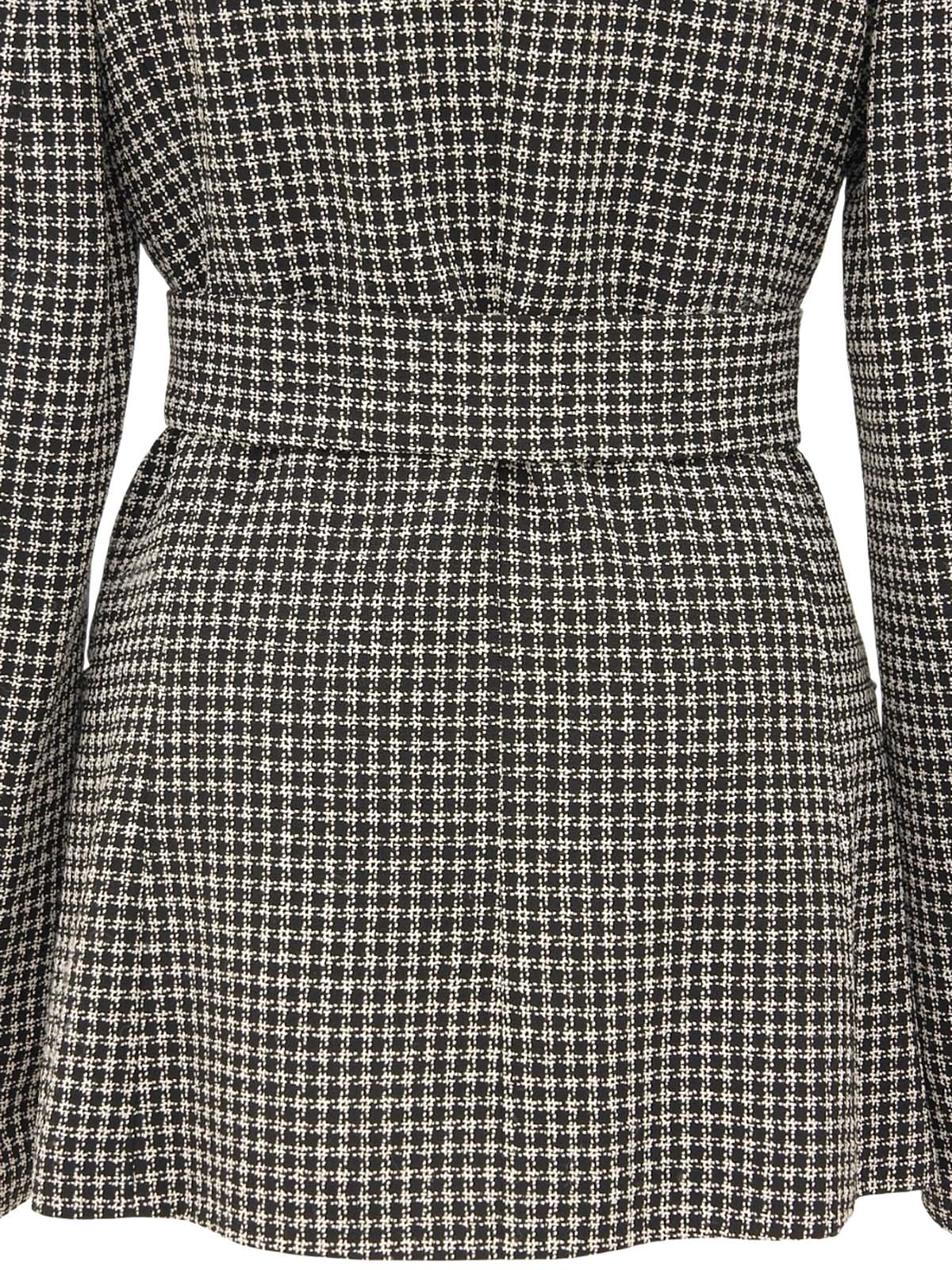 Check Pattern Jacket Black/White