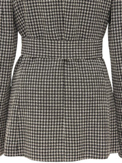 Check Pattern Jacket Black/White