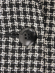 Check Pattern Jacket Black/White