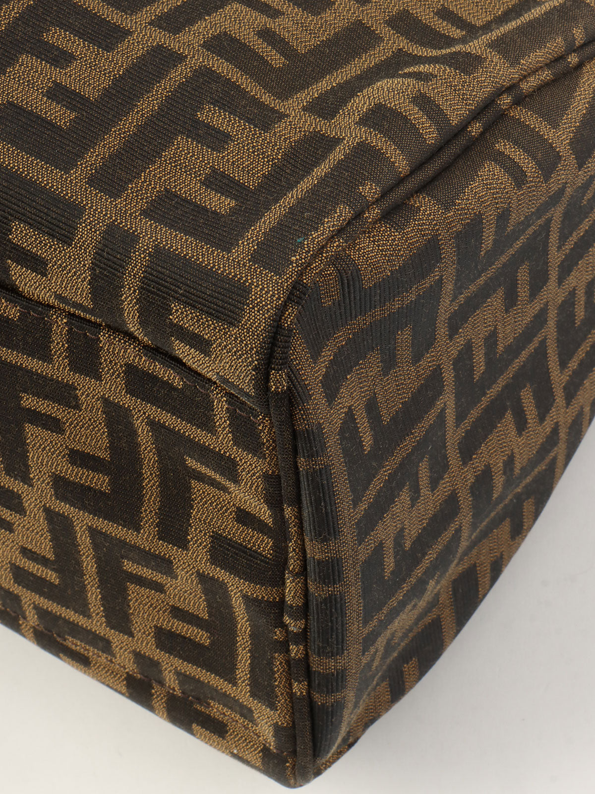 FFズッカパターン2wayバッグ ブラウン/パープル