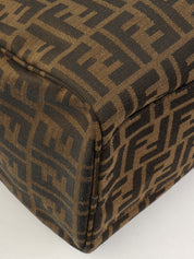 FFズッカパターン2wayバッグ ブラウン/パープル