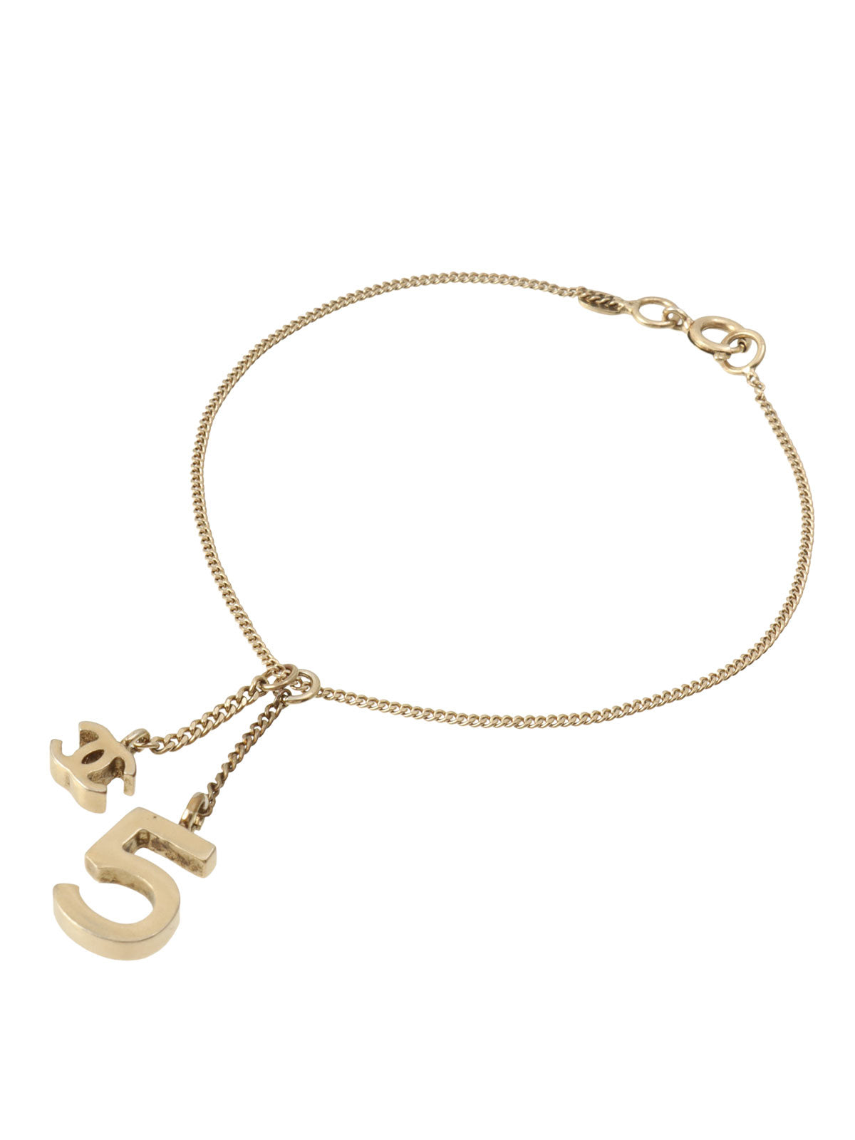 2005 No.5 CC Mark Charm Bracelet Gold