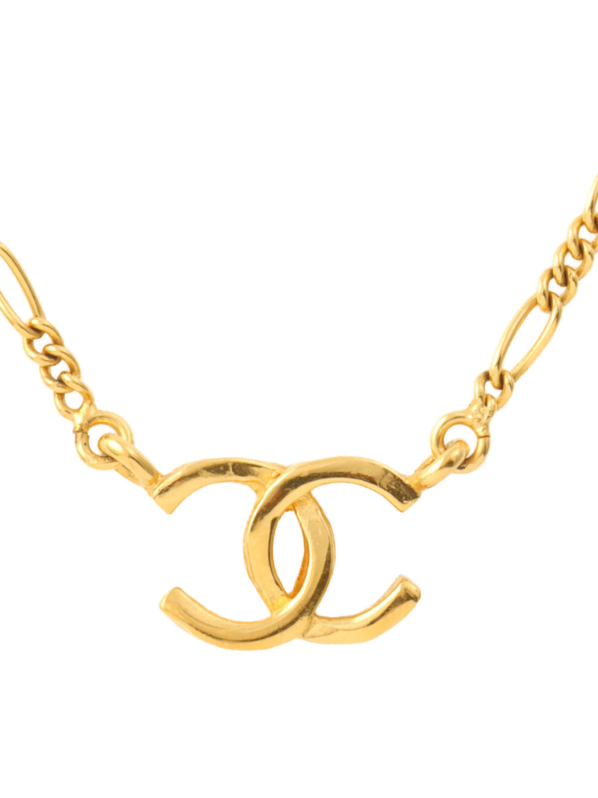 Mini CC Mark Necklace Gold