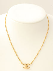 Mini CC Mark Necklace Gold