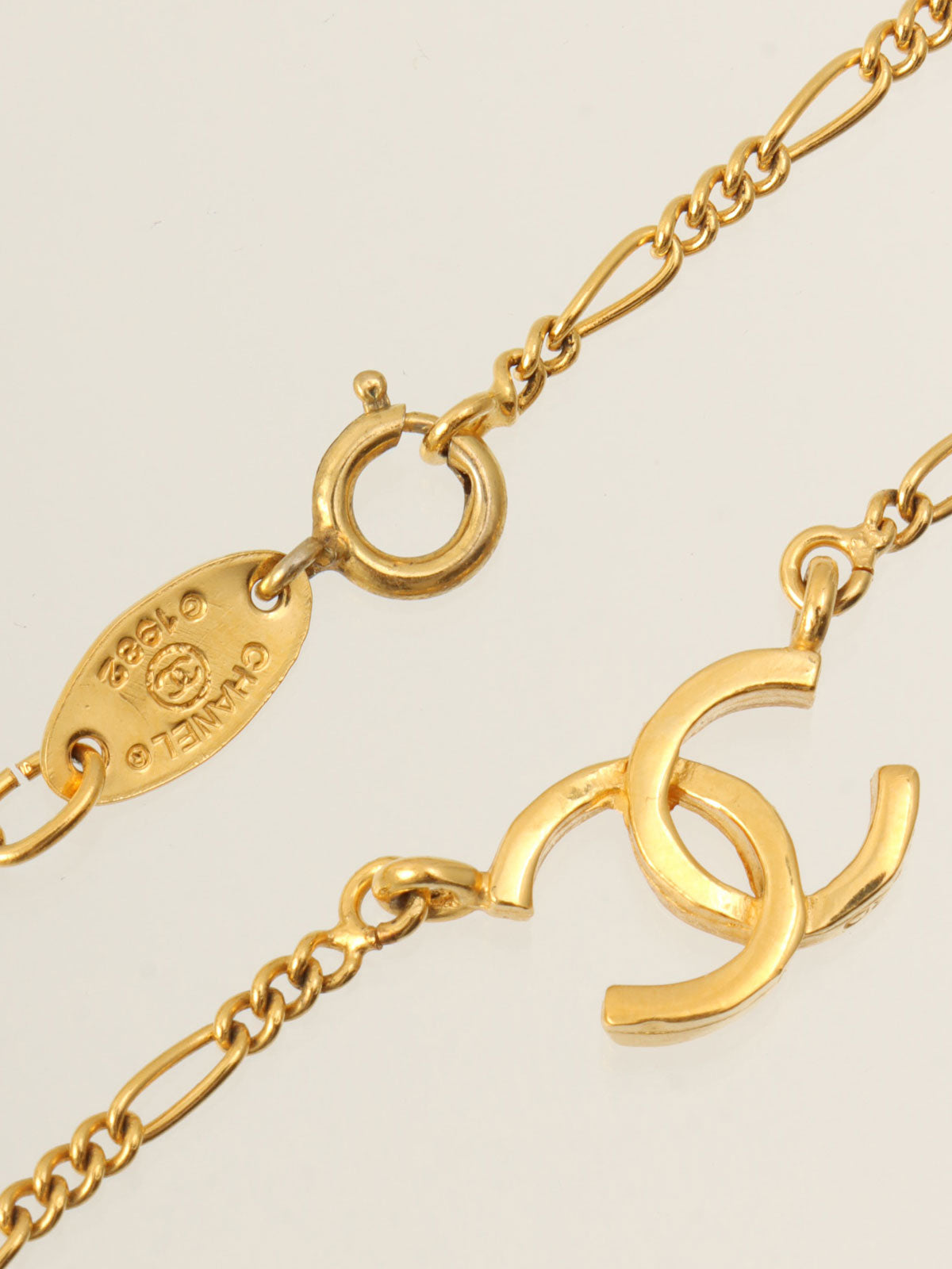 Mini CC Mark Necklace Gold