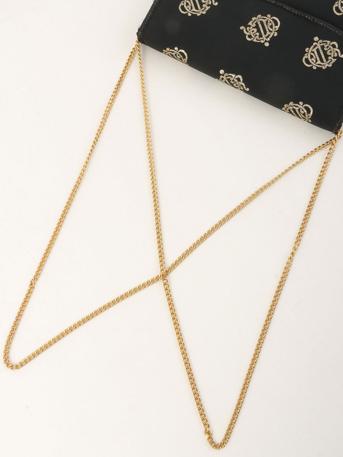 黑色Logo徽标链条包