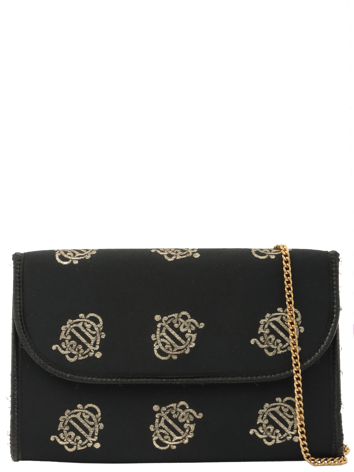 黑色Logo徽标链条包