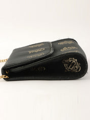 黑色Logo徽标链条包