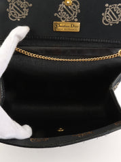 黑色Logo徽标链条包