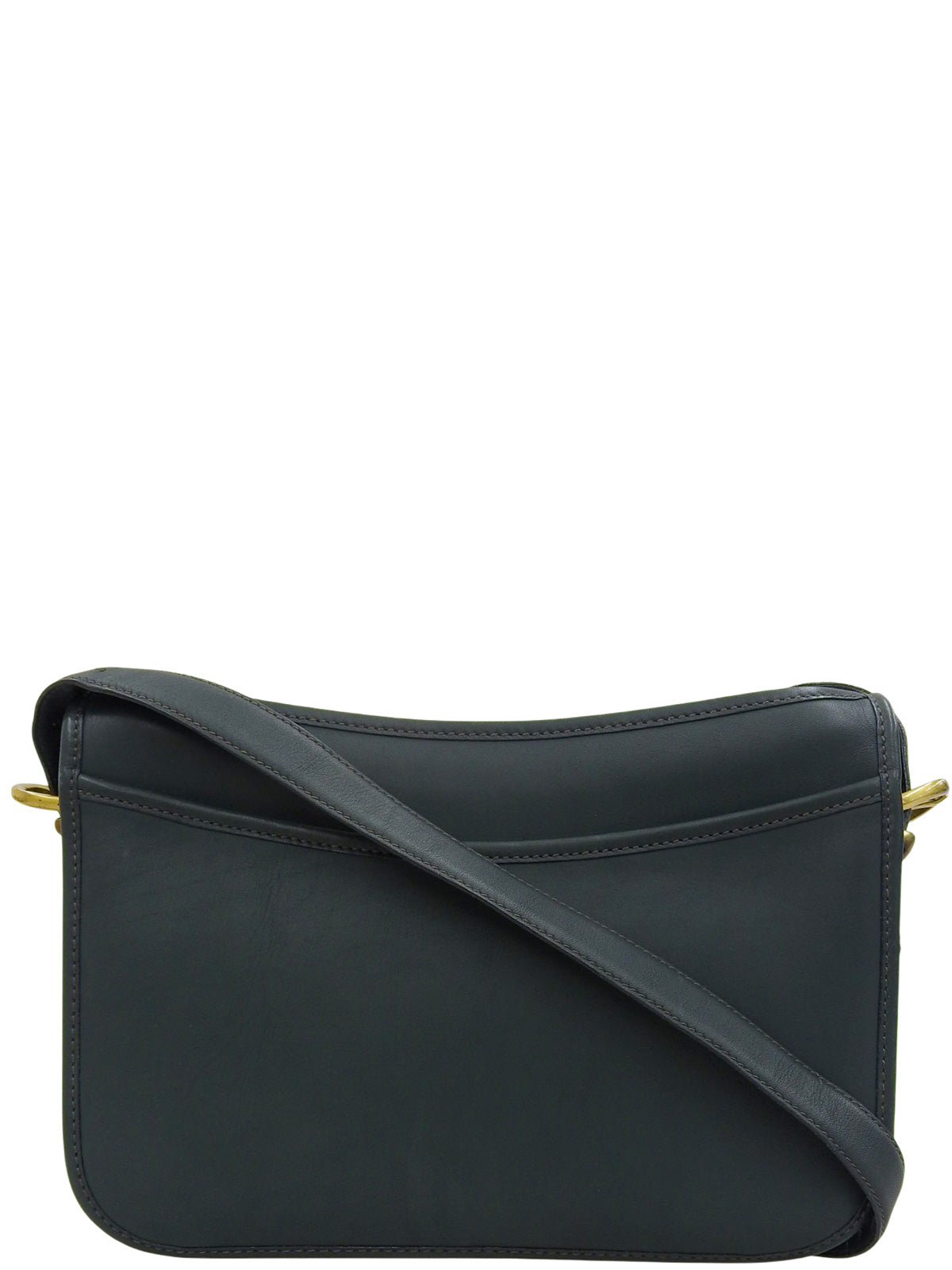 Logo Charm Shoulder Bag - Navy