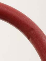 米色/红色帆布 GG 图案手提包