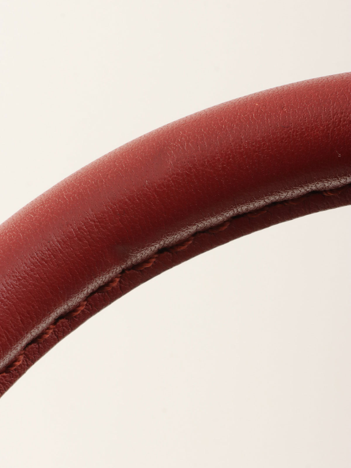 米色/红色帆布 GG 图案手提包