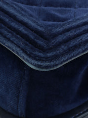 2013年頃製 ベルベットボーイシャネルチェーンショルダーバッグミニ ネイビー