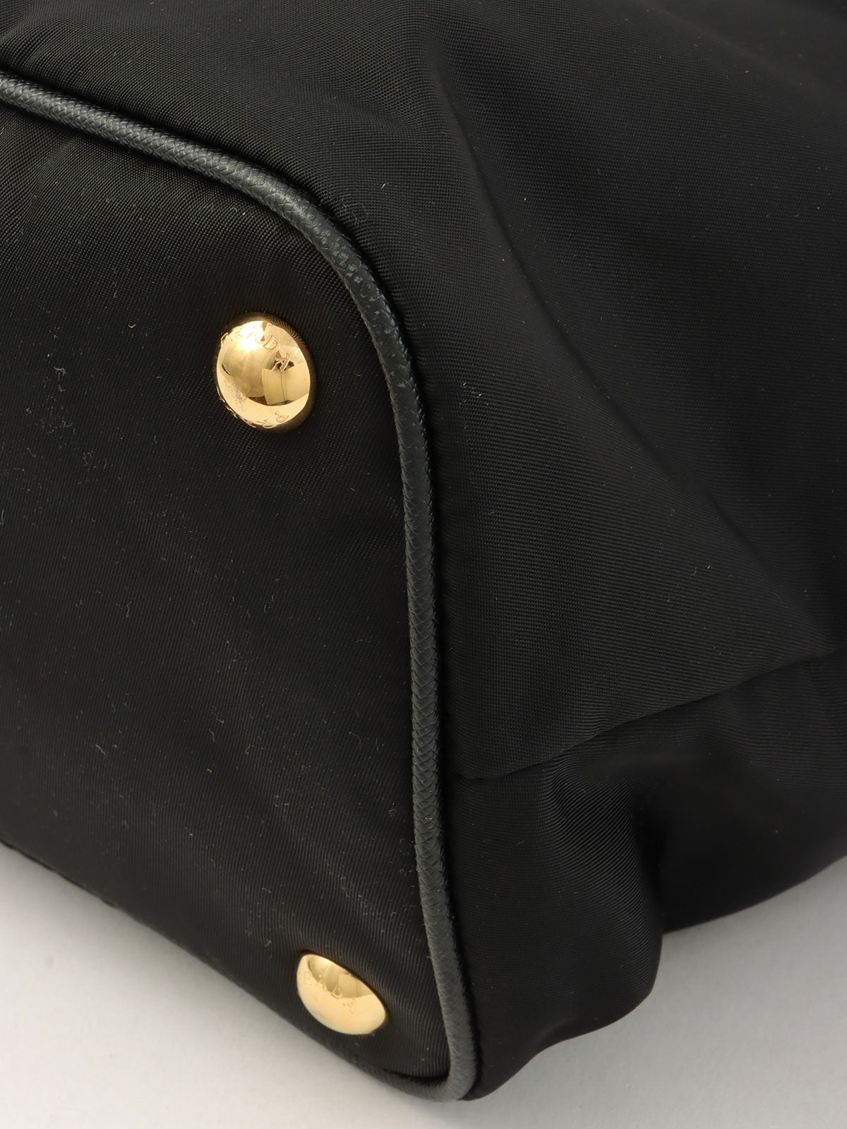 Logo Plate Tote Bag Black