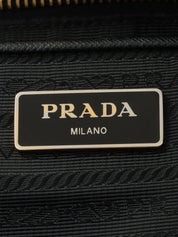 Logo Plate Tote Bag Black