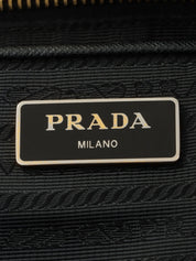 Logo Plate Tote Bag Black