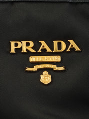 Logo Plate Tote Bag Black