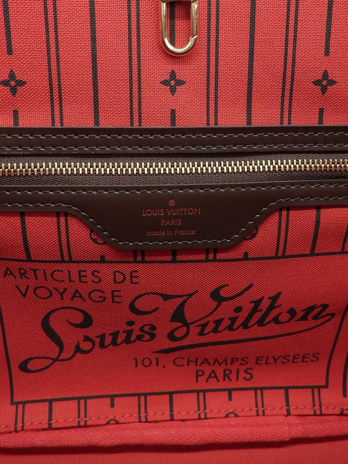 2007 Damier Canvas Neverfull PM Brown