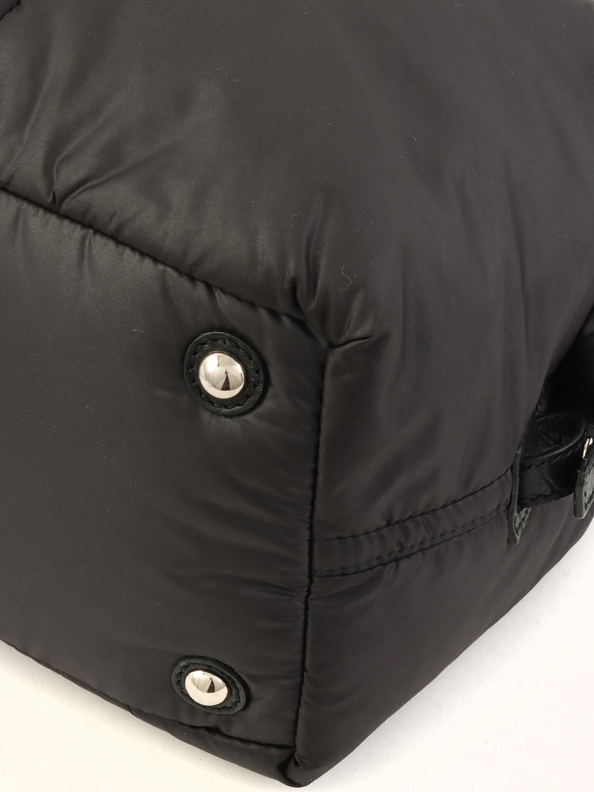 イージーナイロンハンドバッグ ブラック