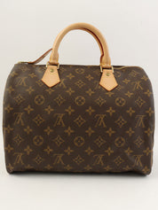 1997 年帆布 Monogram Speedy 30 黑色