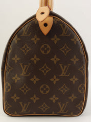 1997 年帆布 Monogram Speedy 30 黑色