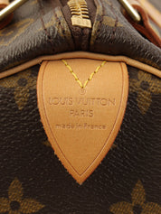 1997 年帆布 Monogram Speedy 30 黑色