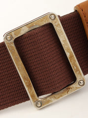 スエードアナグラムショルダーバッグ ブラウン