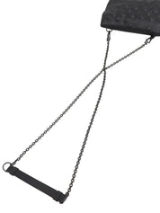 スタッズデザインミニチェーンショルダーバッグ ブラック