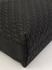 Trotter Pattern Shoulder Bag in Black