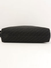 Trotter Pattern Shoulder Bag in Black