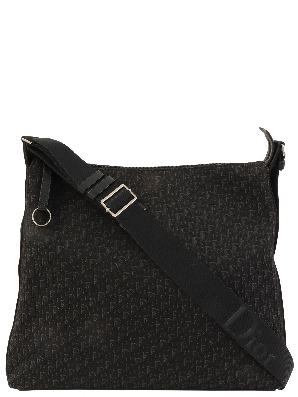 Trotter Pattern Shoulder Bag in Black