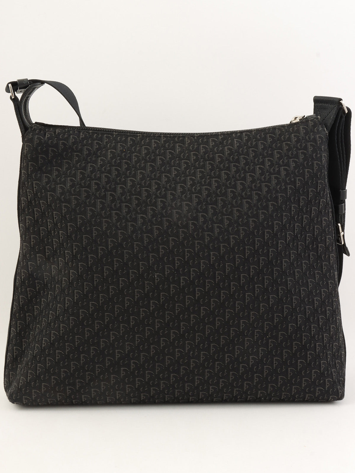 Trotter Pattern Shoulder Bag in Black