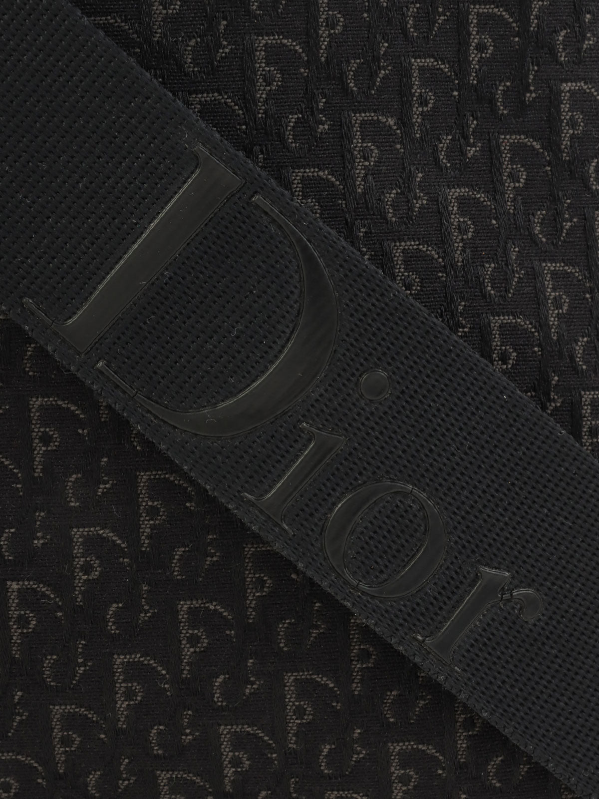 Trotter Pattern Shoulder Bag in Black